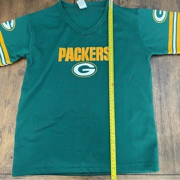 Green Bay Packers mesh jersey shirt. Youth M, Women’s S/M. - Picture 3 of 6